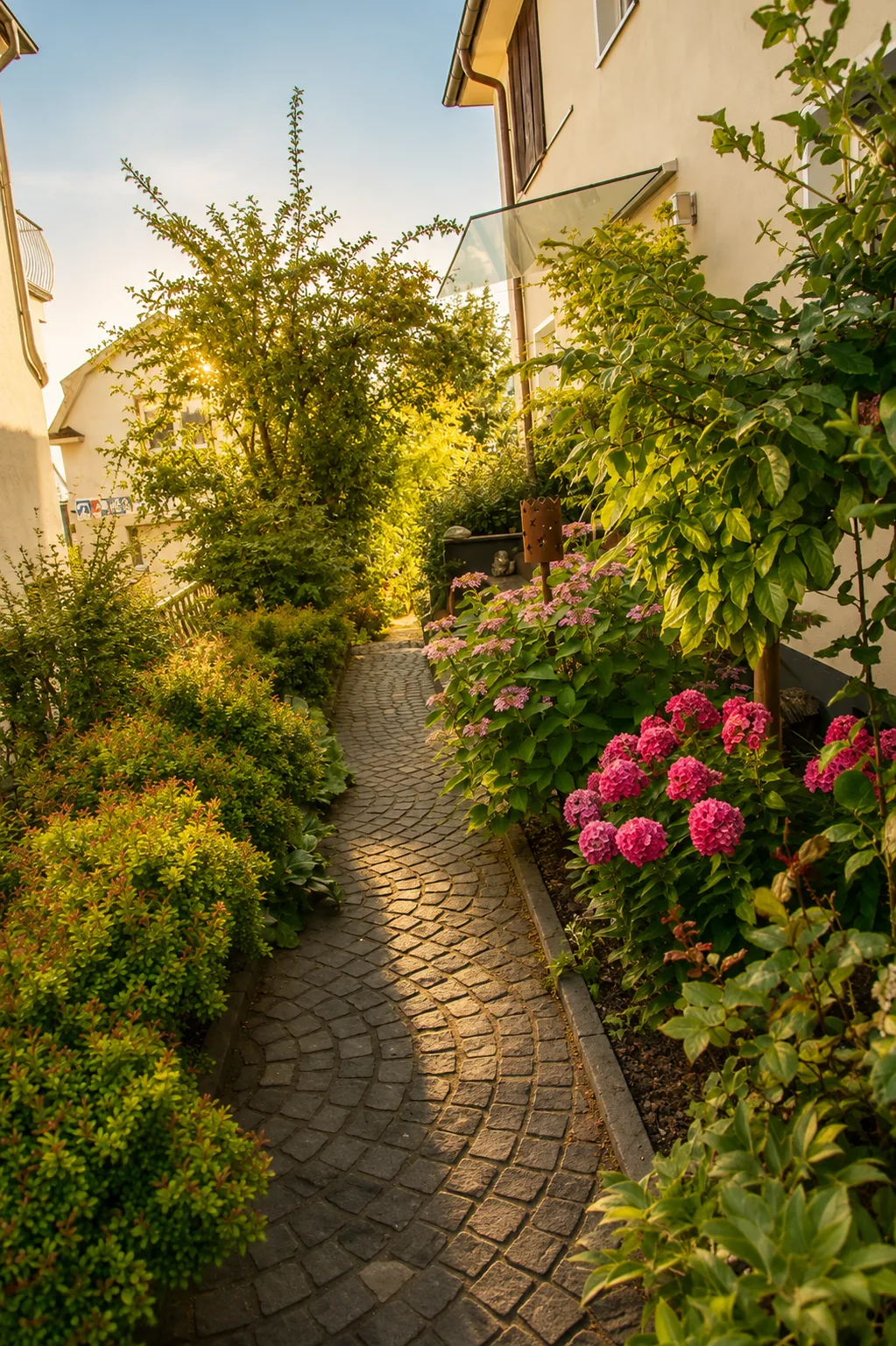 Gartenweg am Haus der Ferienwohnung Horn Remscheid